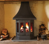 2000 model woodburning & multi-fuel fireplace