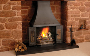Dovre 2700 woodburning fireplace