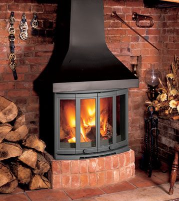 Canopied Fireplace